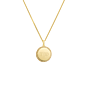 Pavé Birthstone Initial Coin Necklace