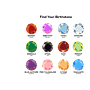 Birthstone Ketting