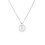 Kids Initial Coin Ketting