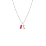 Birthstone Baguette Necklace