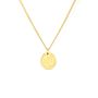 Kids Initial Coin Ketting