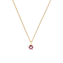 Flora Flower Birthstone Necklace