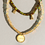 Sparkle Beaded Letter Ketting