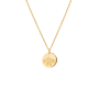 Birthflower Coin Necklace