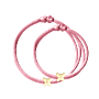 Initial Butterfly Cord Bracelet Set
