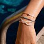 Rainbow Tennis Armband