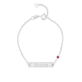 Mini Birthstone Bar Bracelet