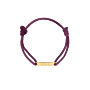 Text Bar Cord Armband
