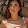 Pearl Beads Letter Kette