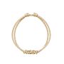 Bold Letter Cord Armband