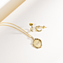 Brilliance initial Coin Kette