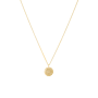 Bubble Fingerprint Coin Necklace