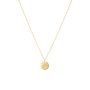 Bubble Initial Coin Necklace