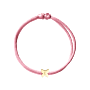 Initial Butterfly Cord Armband