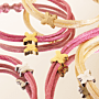 Initial Butterfly Cord Armband