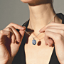 Chunky Curve Coin Ketting