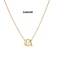 Zara Zodiac Diamond Necklace