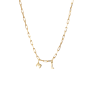 Chunky Letter Chain Necklace