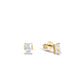 Classic Solid Gold Baguette studs