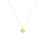 Bubble Initial Clover Ketting