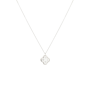 Bubble Initial Clover Kette