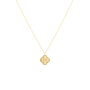 Pavé Initial Clover Necklace