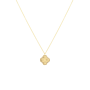 Pavé Initial Clover Kette