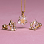 Dazzling Halo Studs