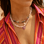 Solid Gold Initial Necklace