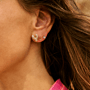 Grand Pavé Initial Studs 