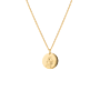 Birthflower Coin Necklace