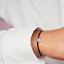 Hallie Heart Initial Armband