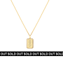 SS24 Grand Pavé Initial Tag Necklace