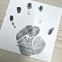 Do It Yourself Hand- or Footprint Strip