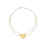 Hallie Heart Initial Armband