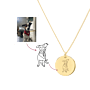 Photo Line Coin Necklace