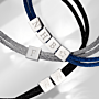 Men Initial Cube Cord Bracelet