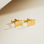 Men Initial Engraved Cufflinks