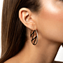 Initial Hoop Earrings