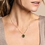 Initial Coin Necklace