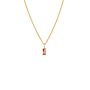 Birthstone Baguette Necklace