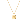 Birthflower Coin Kette