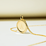Chunky Initial Coin Ketting