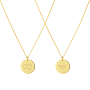 Place Line Coin Necklace