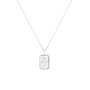 Grand Pavé Initial Tag Ketting