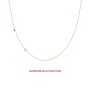 Letter + Birthstone Kette