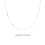 Letter + Birthstone Necklace