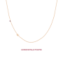 Letter + Birthstone Ketting