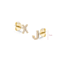 Lizzy Letter Studs
