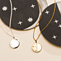 Moon Phase Coin Kette